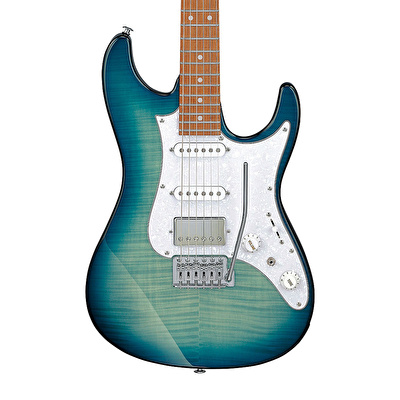 Ibanez AZ22S1F-TXB Transparent Turquoise Burst Elektro Gitar